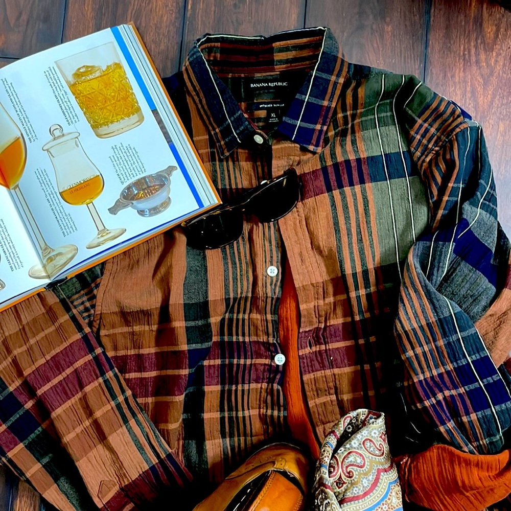 So Soft Banana Republic Fall Shirt